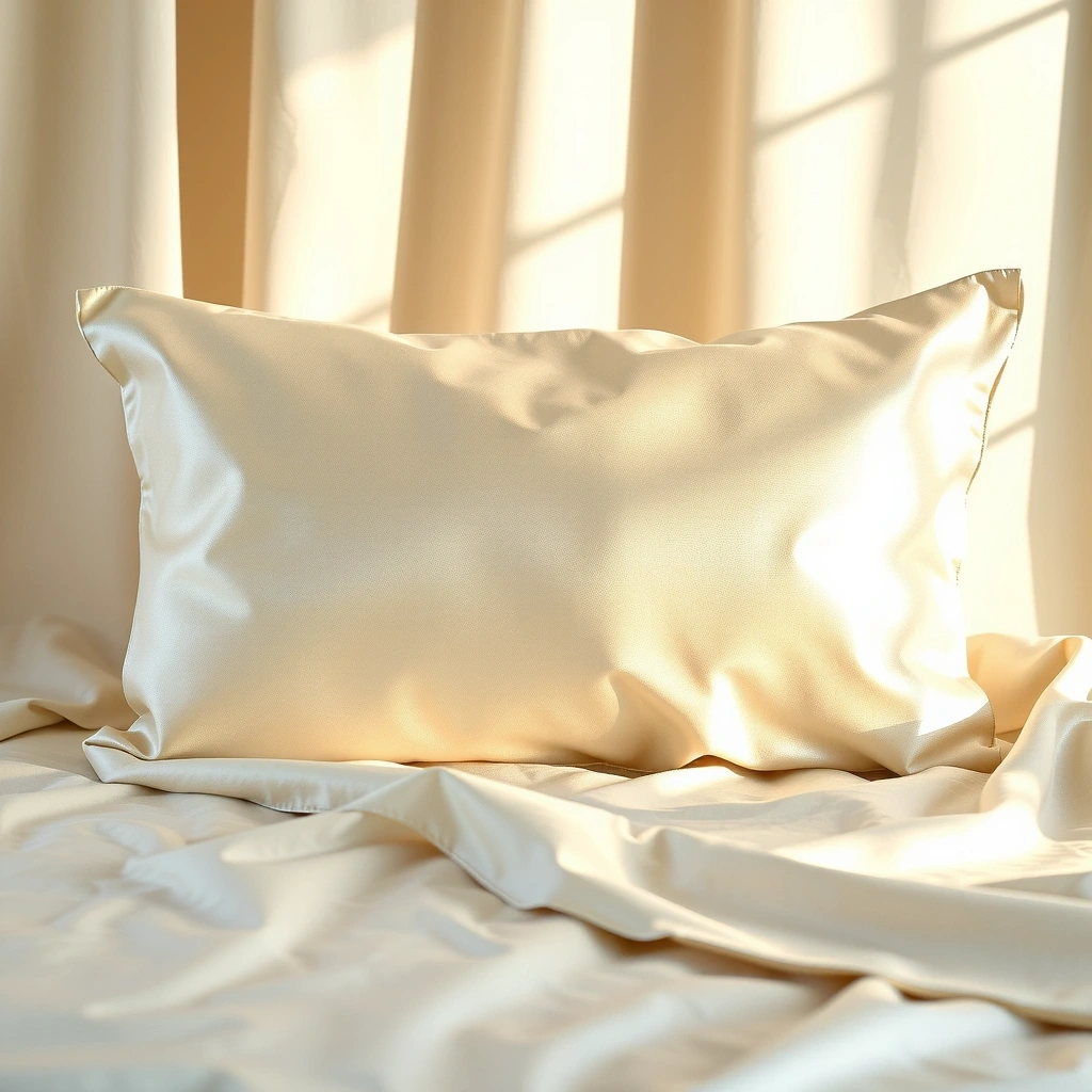 Premium silk pillowcase for hair and skin care